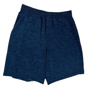 Lululemon Pace Breaker Short Linerless 7'' Sz M Mens Navy Athletic Gym Comfort